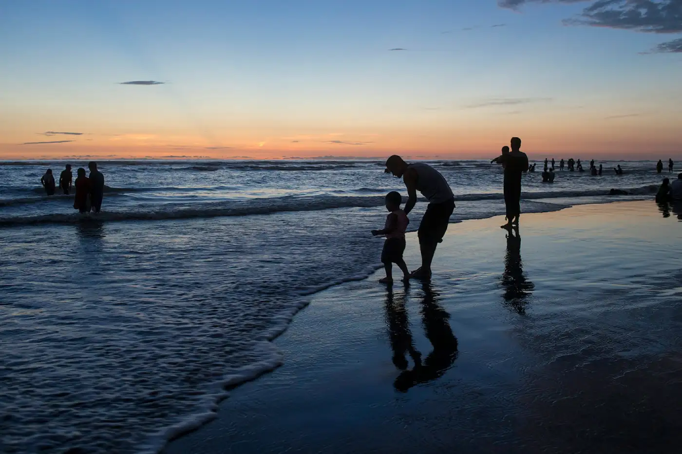 Walking along the beach at Cox’s Bazar